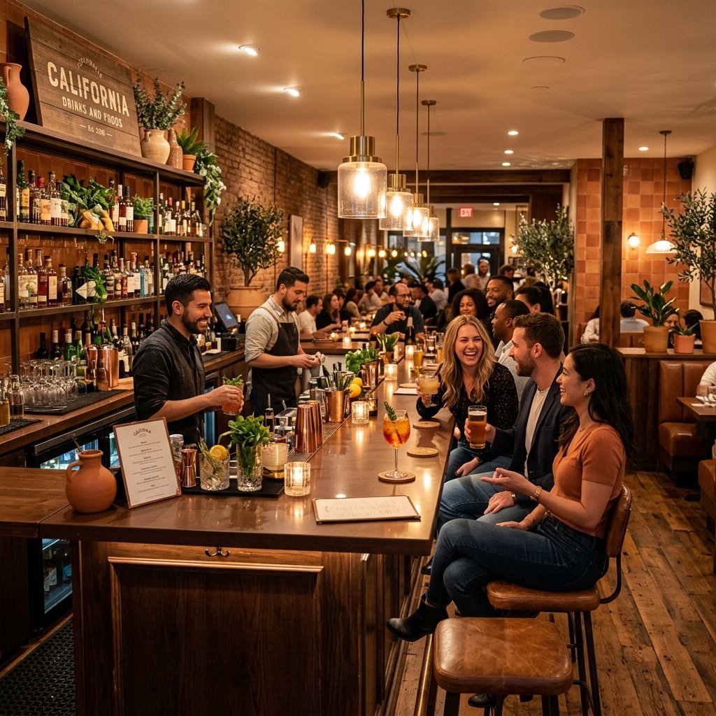 California Drinks and Foods — Nova foto de alta qualidade do ambiente 1