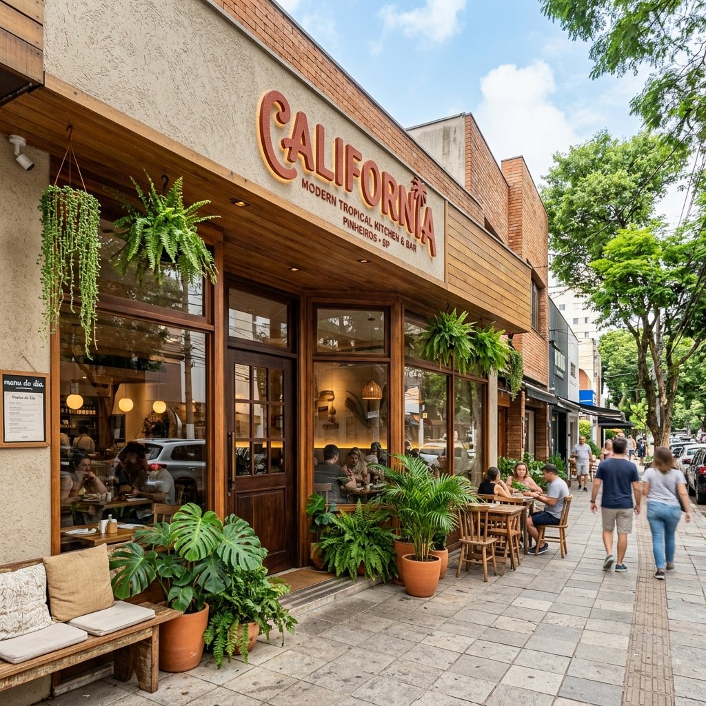 Fachada California Pinheiros - California Beach House — Nova foto de alta qualidade